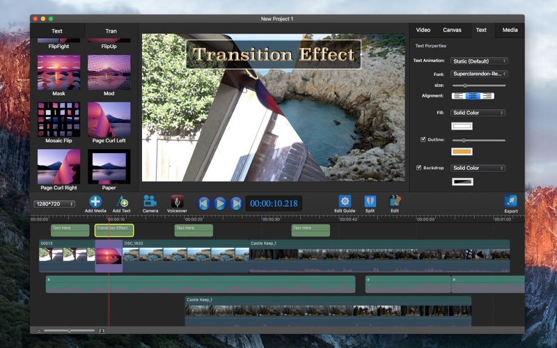 movie editing software for mac free